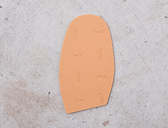 ゴム半張り （ビブラム＃7673/ベージュ/合成ゴム）